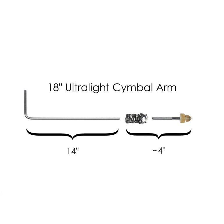 INDe - Cymbal Arm w/BR2XL bracket - 18"